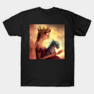 Dragon Queen with Dragon T-Shirt
